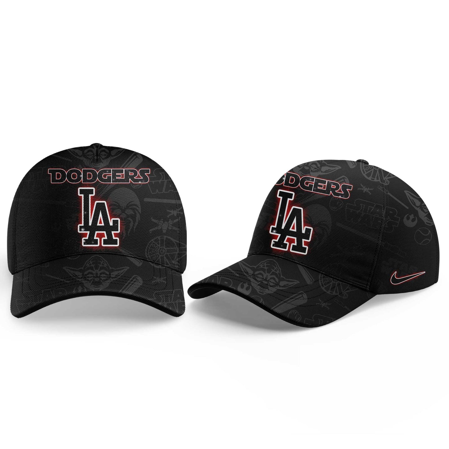 Limited Edition Los Angeles Dodgers Star Wars Night Black New Jersey