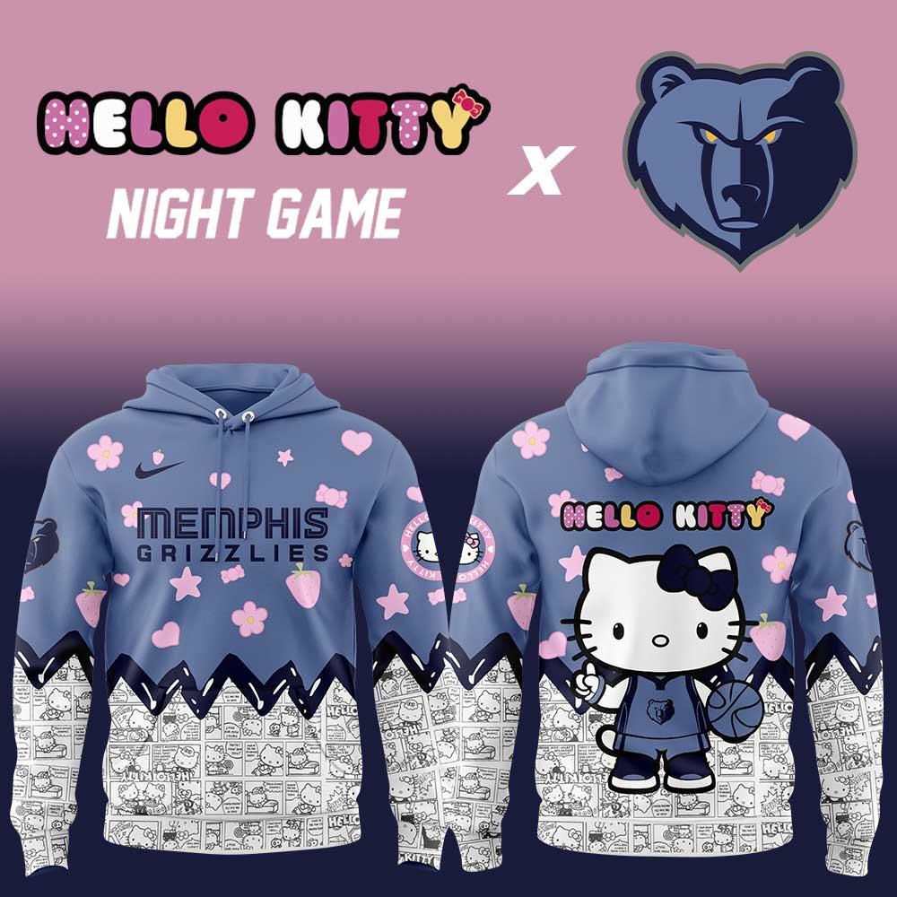 Memphis Grizzlies x Hello Kitty Night GameV2 Hoodie | XN22