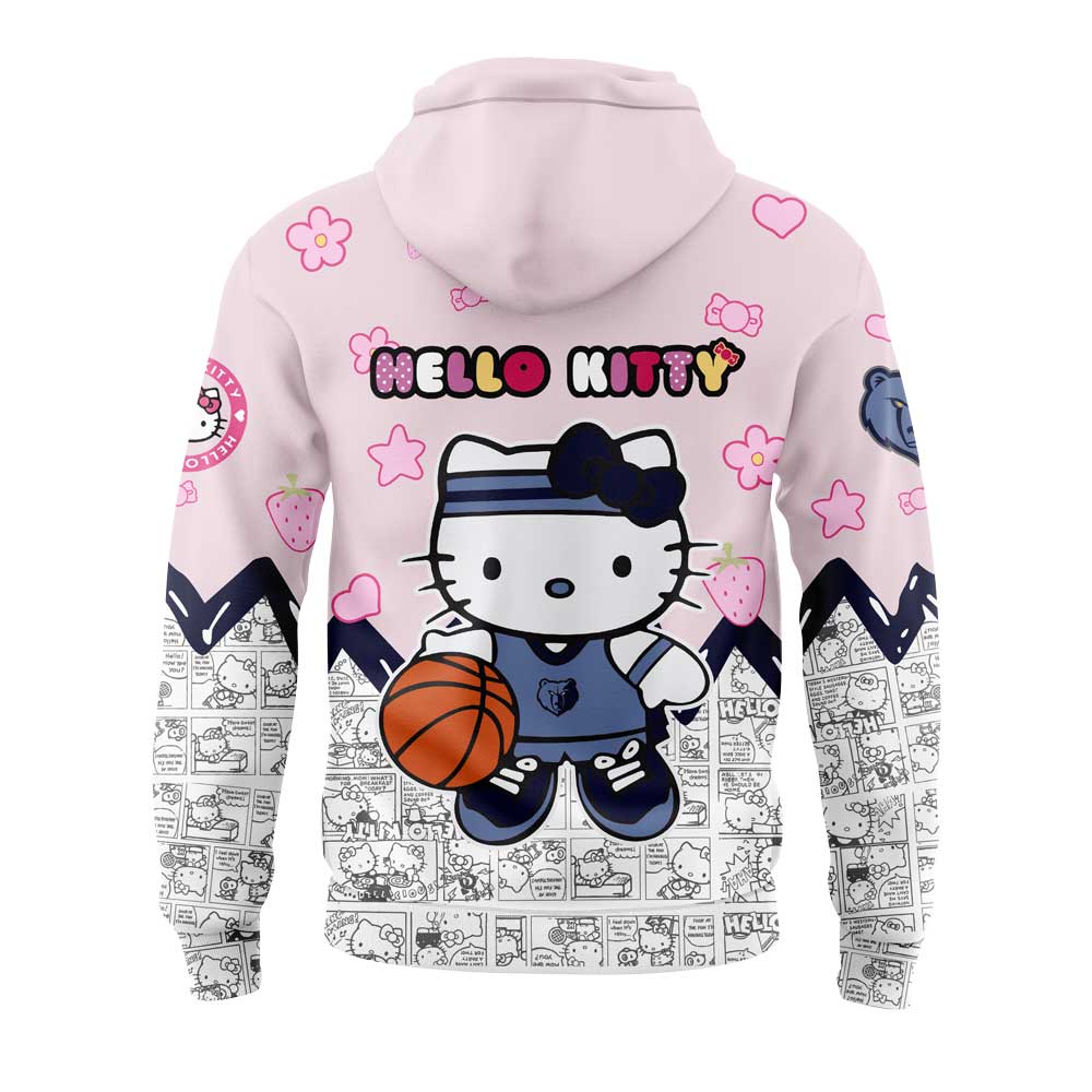 Memphis Grizzlies x Hello Kitty Night Game Pink Hoodie | WC79