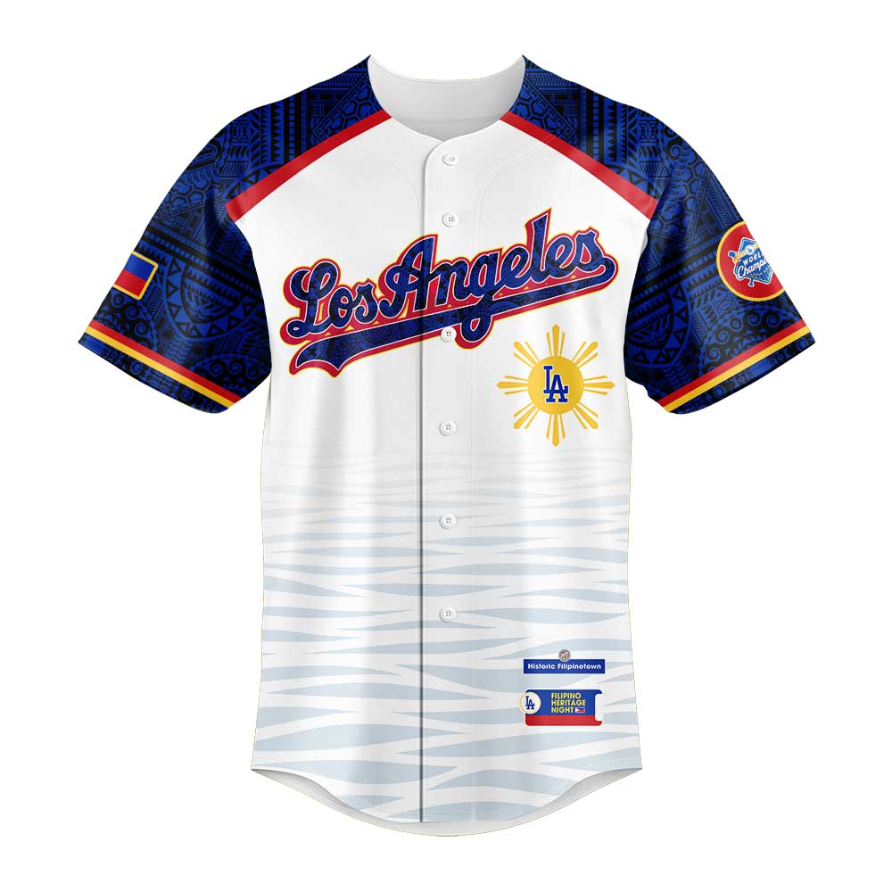 Los Angeles Dodgers Filipino Heritage Night 2025  Custom Name, Number For Fans Combo Jersey