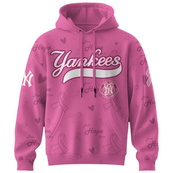 _ NYY x Breast Cancer Awareness Month Limited Edition Hoodie 2025.