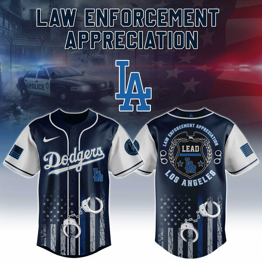 .    Los Angeles Dodgers MLB x Law Enforcement Appreciation Day Jersey Limited