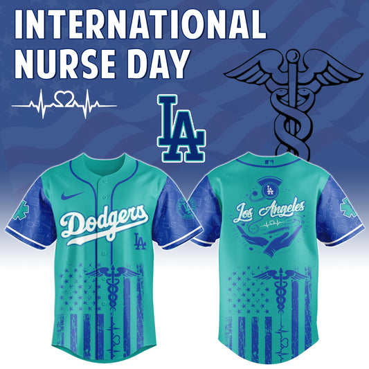 .  Los Angeles Dodgers MLB x International Nurse Day Edition Jersey 2025