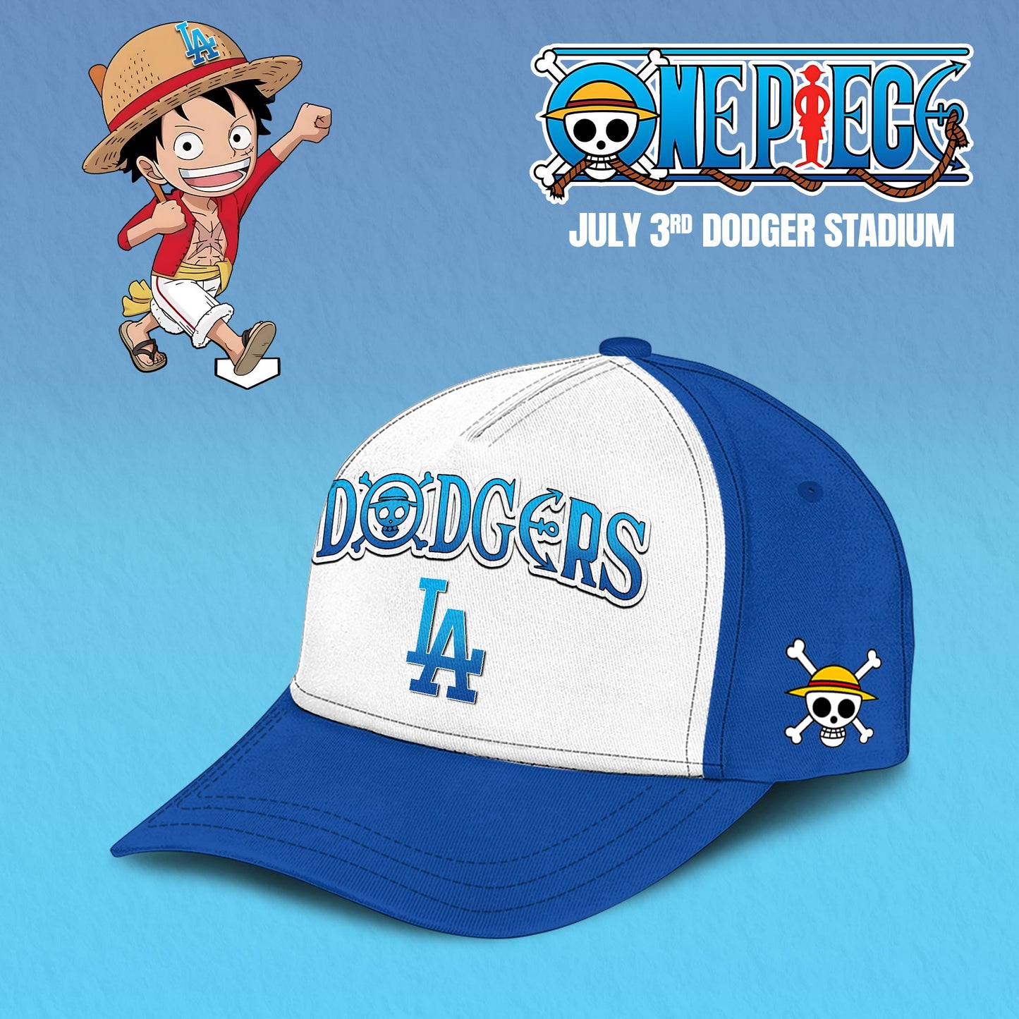 (Buy 1 get 1)_ONE PIECE Night with the Los Angeles tshirt