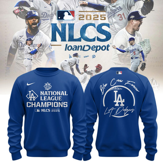 Los Angeles Dodgers x NL Champions 2025 ” Blue Crew Forever “