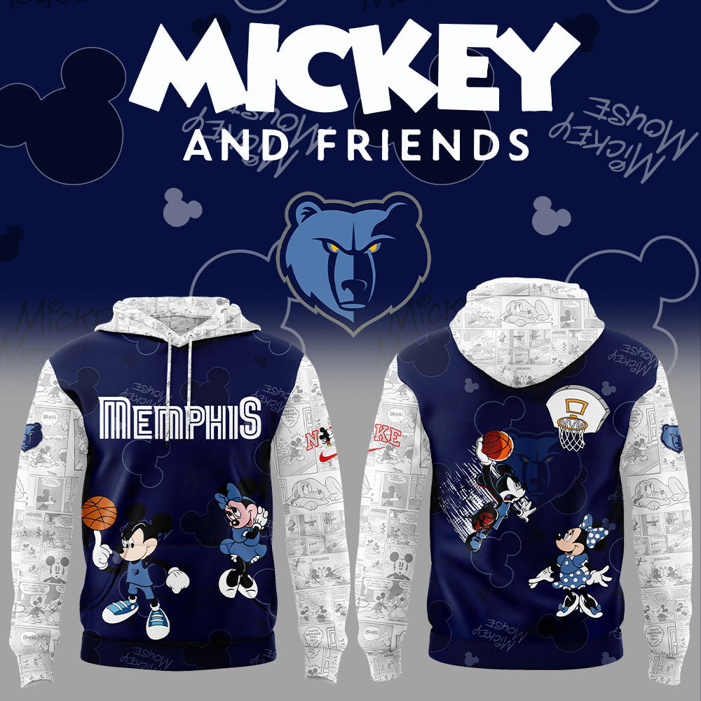 Memphis Grizzlies Mickey & Friends Hoodie | UL75