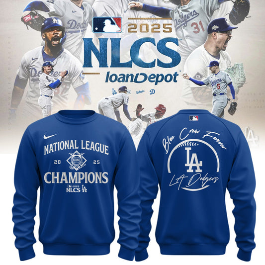 Los Angeles Dodgers x NL Champions 2025 ” Blue Crew Forever “
