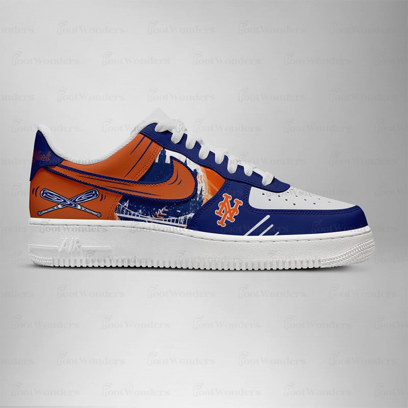 New York Mets Low Top Air AF1 Sneaker