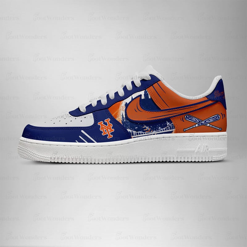New York Mets Low Top Air AF1 Sneaker