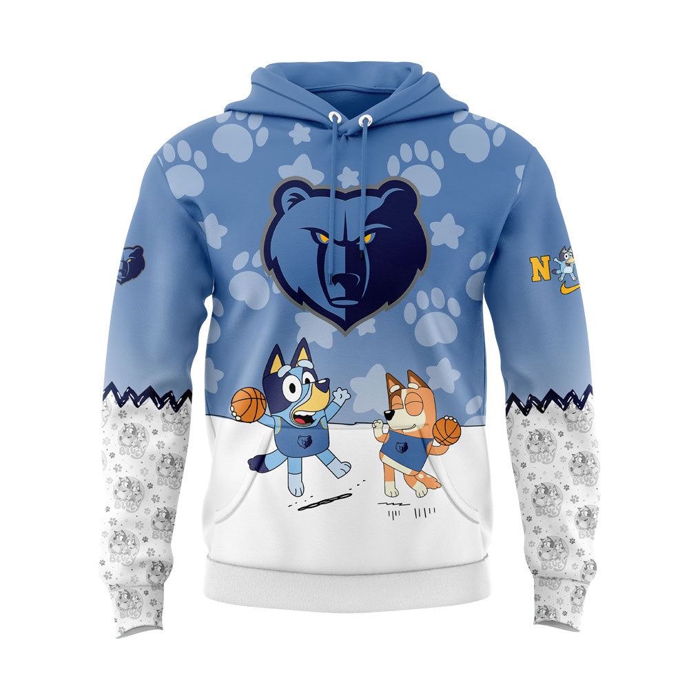 Memphis Grizzlies x Bluey And Bingo Hoodie | BZ60