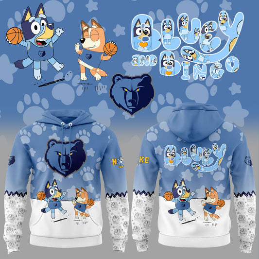 Memphis Grizzlies x Bluey And Bingo Hoodie | BZ60