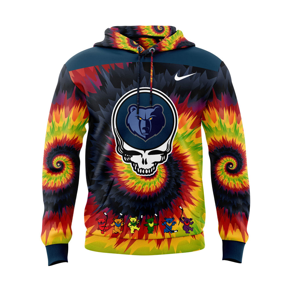 Memphis Grizzlies Grateful Dead Night Hoodie | AE27