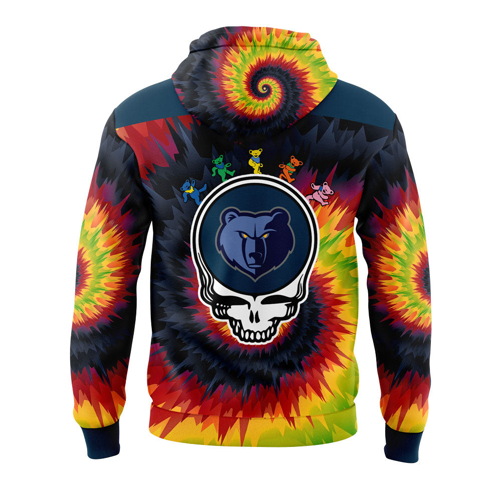 Memphis Grizzlies Grateful Dead Night Hoodie | AE27