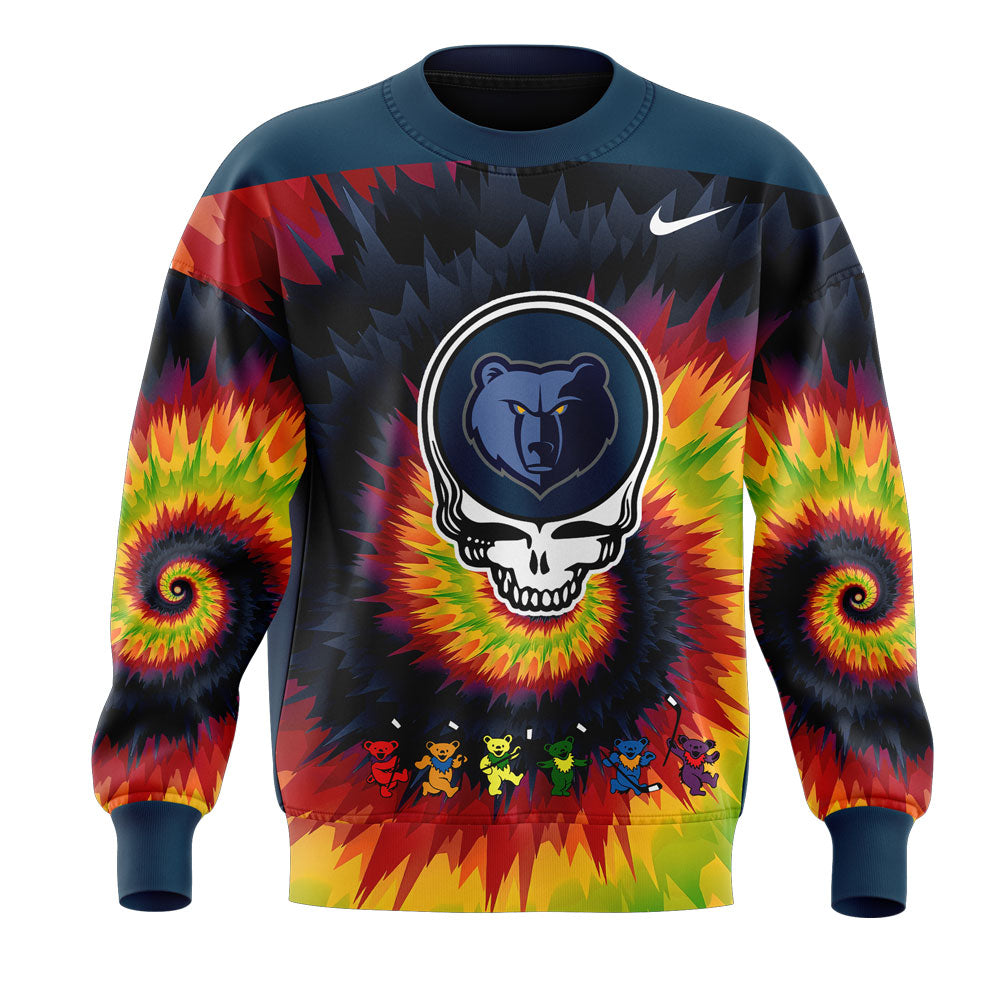 Memphis Grizzlies Grateful Dead Night Sweatshirt | NI45
