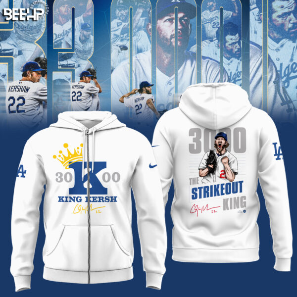 ..CLAYTON KERSHAW MAKES HISTORY AND JOINS THE 3,000 STRIKEOUT CLUB SHIRT