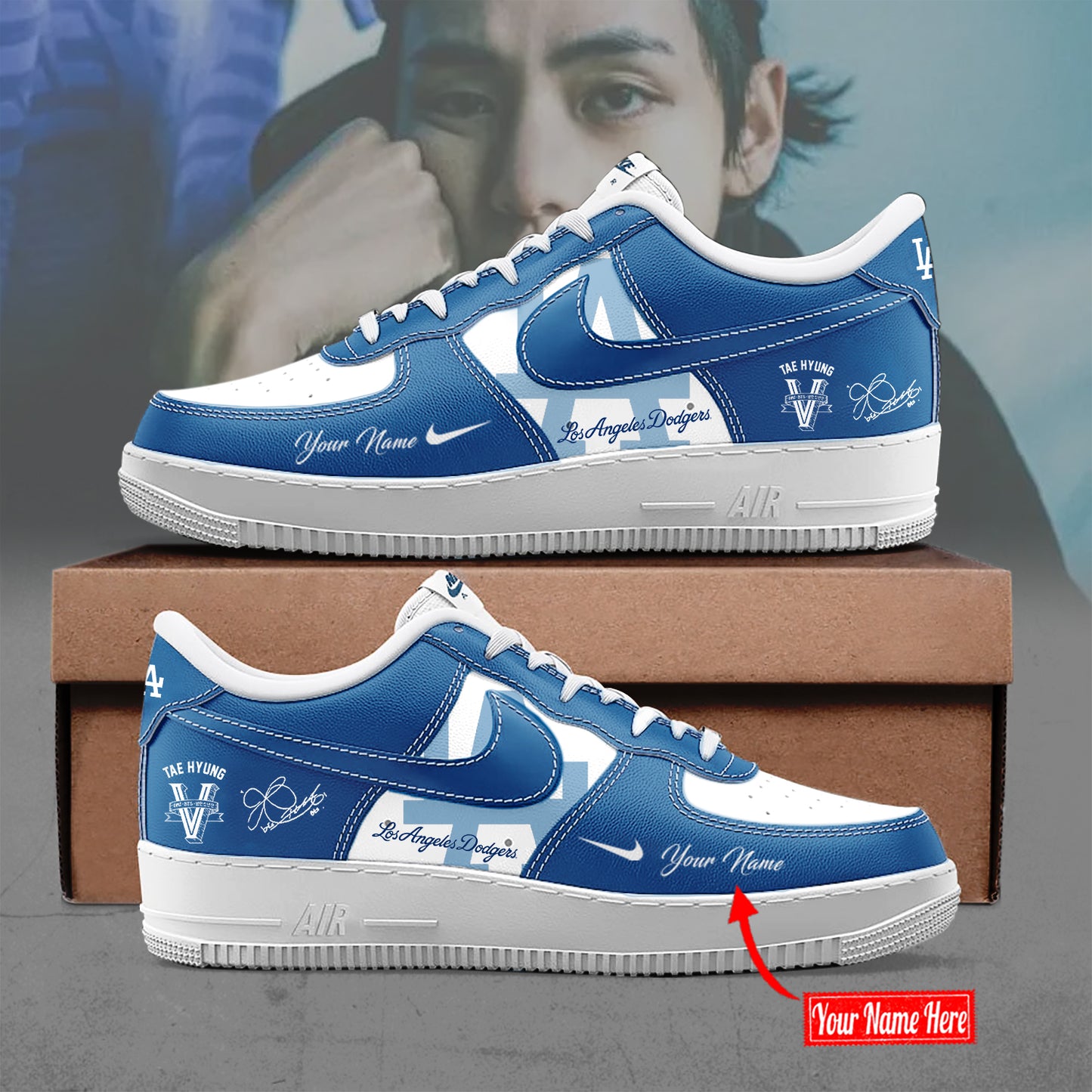 LA Dodgers x V BTS Limited Edition Air Force 1