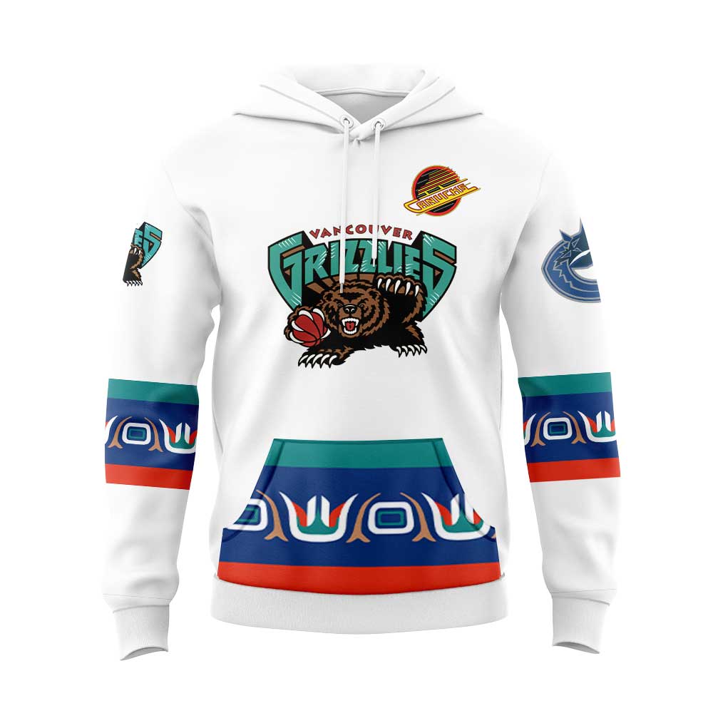 Limited Edition Vancouver Canucks x Memphis Grizzlies V3 Hoodie | GV21