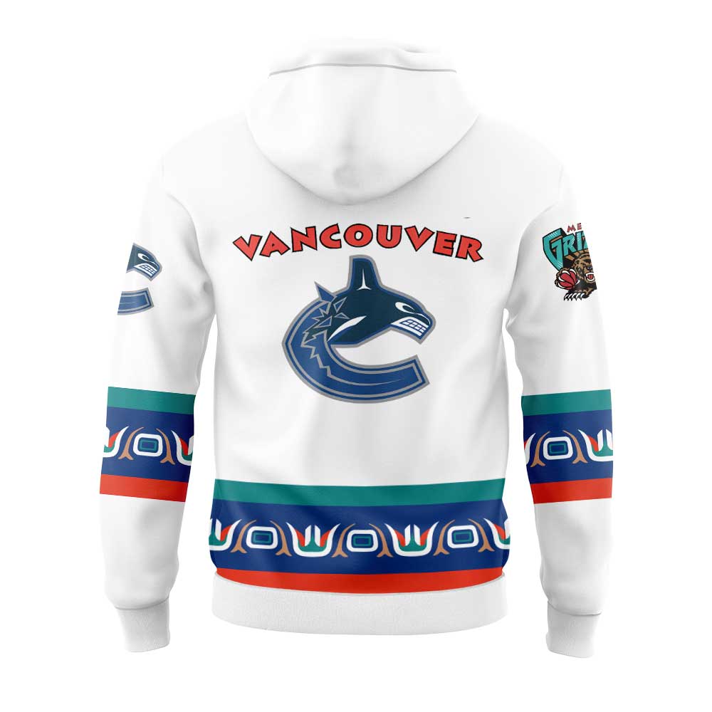 Limited Edition Vancouver Canucks x Memphis Grizzlies V3 Hoodie | GV21