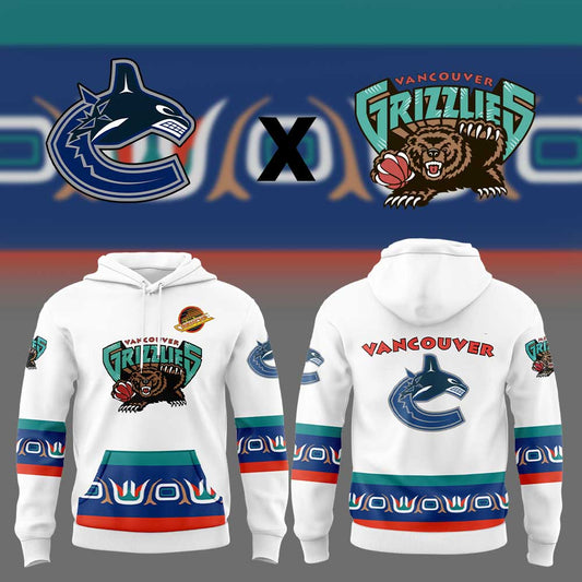 Limited Edition Vancouver Canucks x Memphis Grizzlies V3 Hoodie | GV21