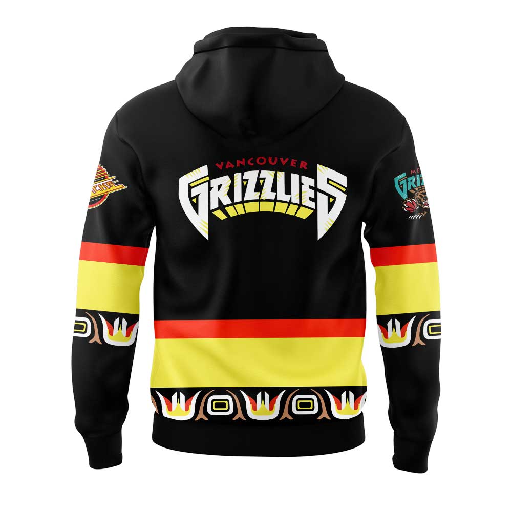 Limited Edition Grizzlie x Vancouver Canucks V4 Hoodie | LJ40