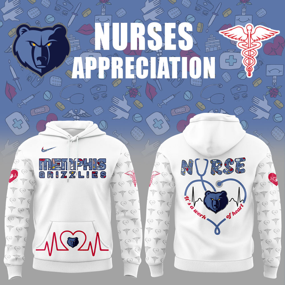 Memphis Grizzlies Nurses Appreciation Hoodie | AC24