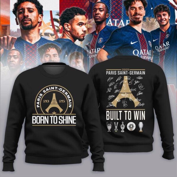 ..PSG – UEFA SUPER CUP CHAMPIONS 2025 Shirt- Black