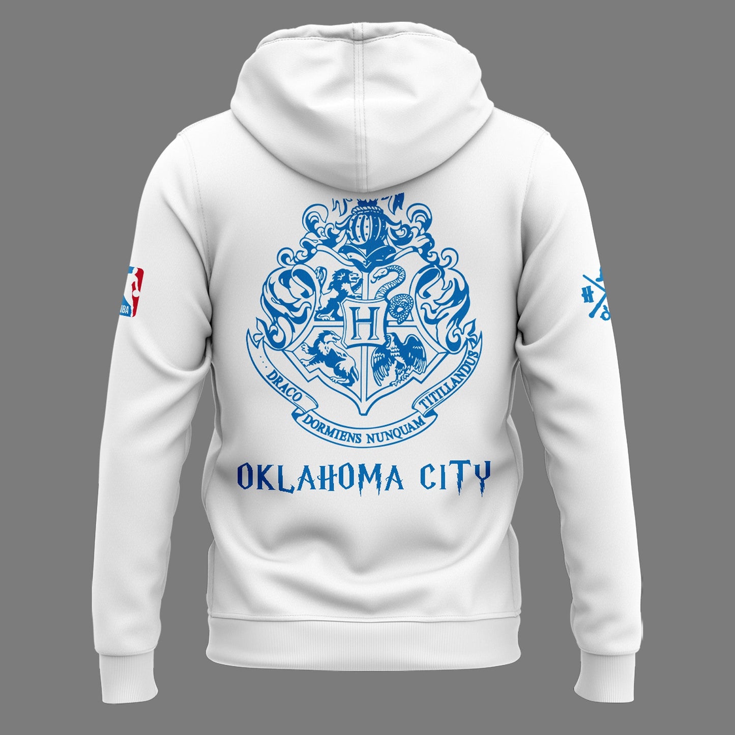 Special New Oklahoma City Thunder x Harry Potter Night White ZipHoodie 2025