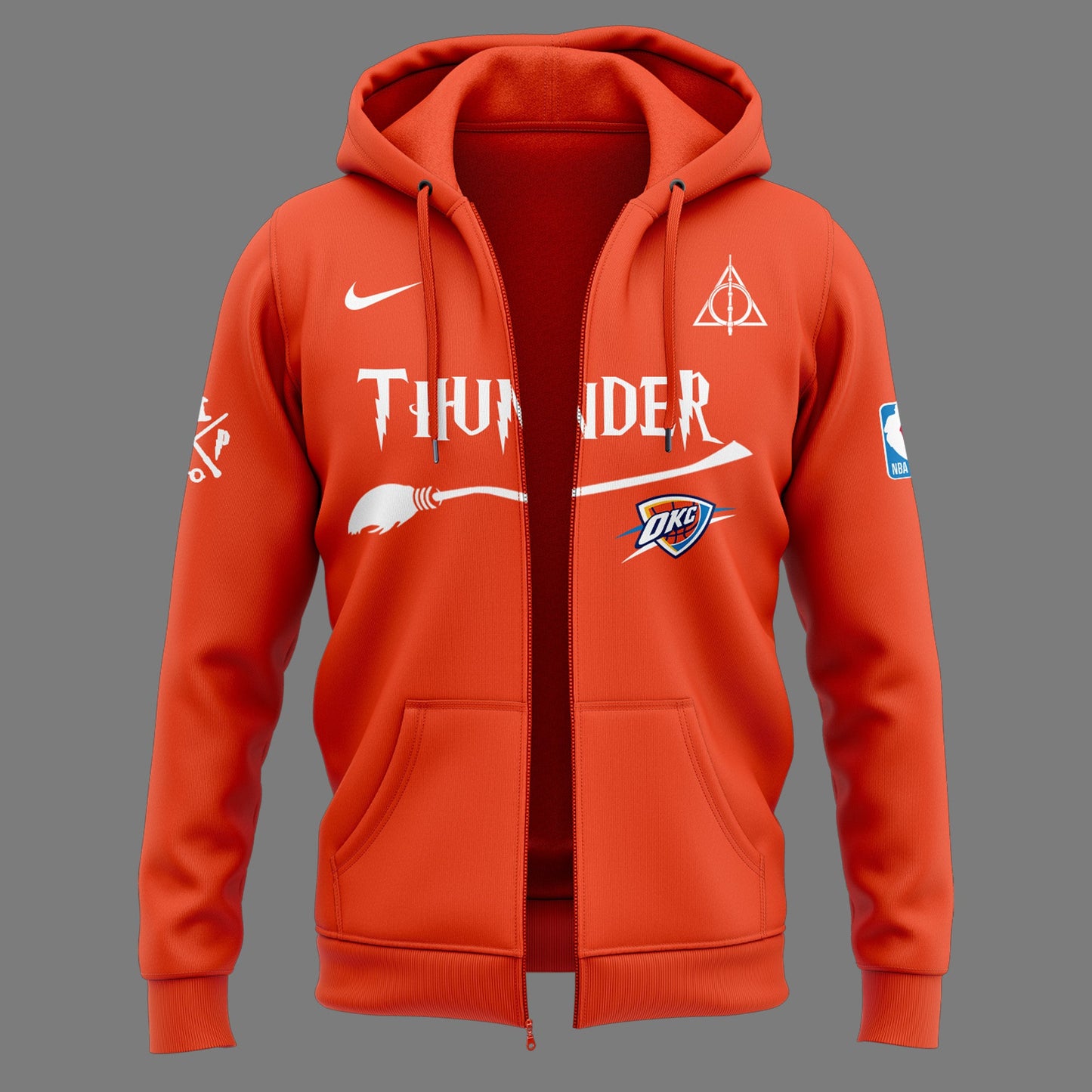 Special New Oklahoma City Thunder x Harry Potter Night ZipHoodie 2025