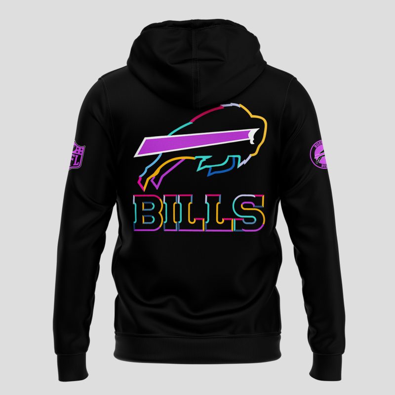 Men’s Black Buffalo Bills 2025 Crucial Catch Club Pullover Hoodie