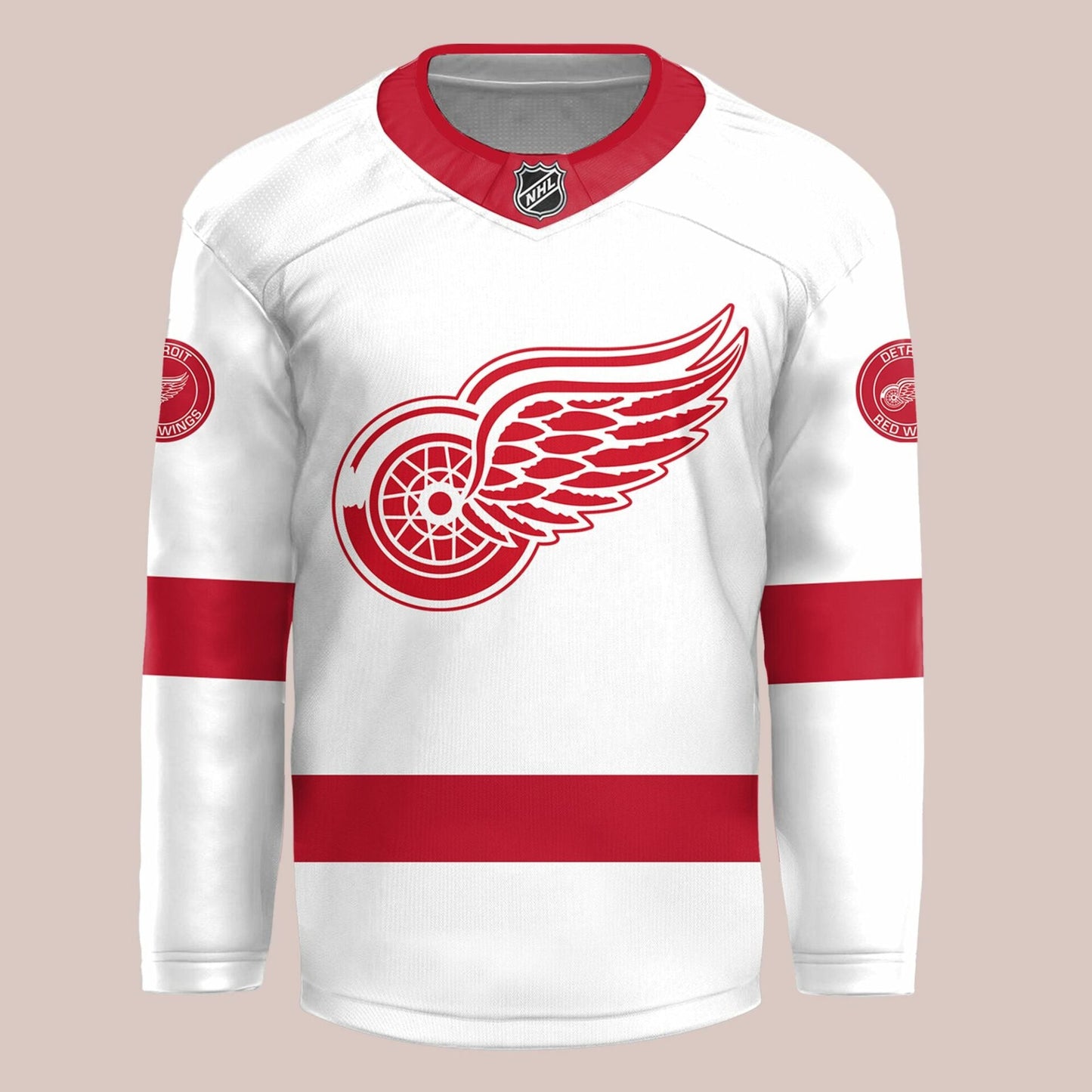 Detroit Red Wings X Hello Kitty White Hockey Jersey