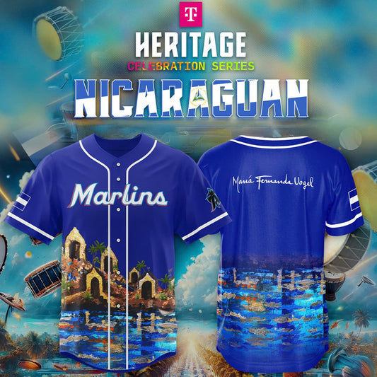 Miami Marlins Jersey new Nicaraguan 2025