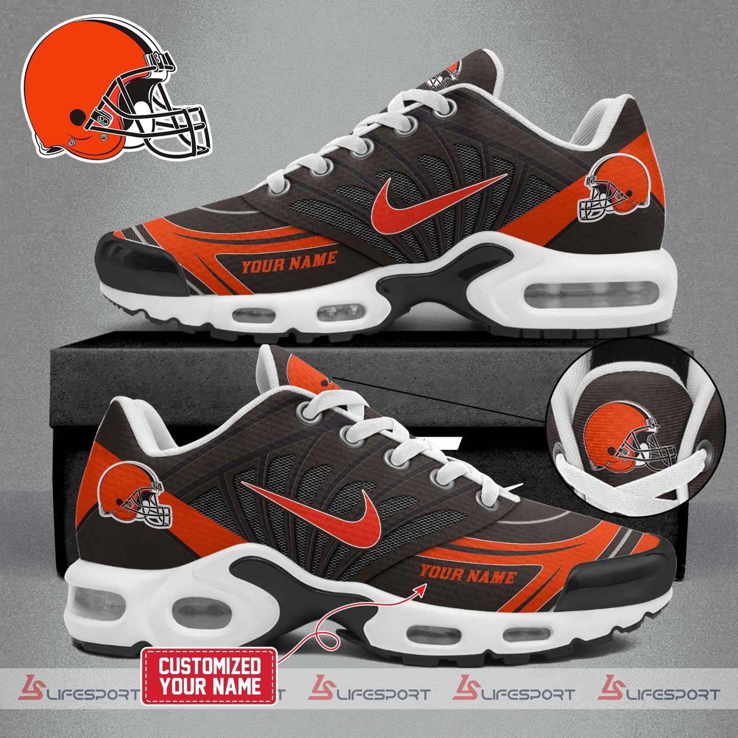 Special Edition Cleveland Browns 2025 Air Plus TN Shoes