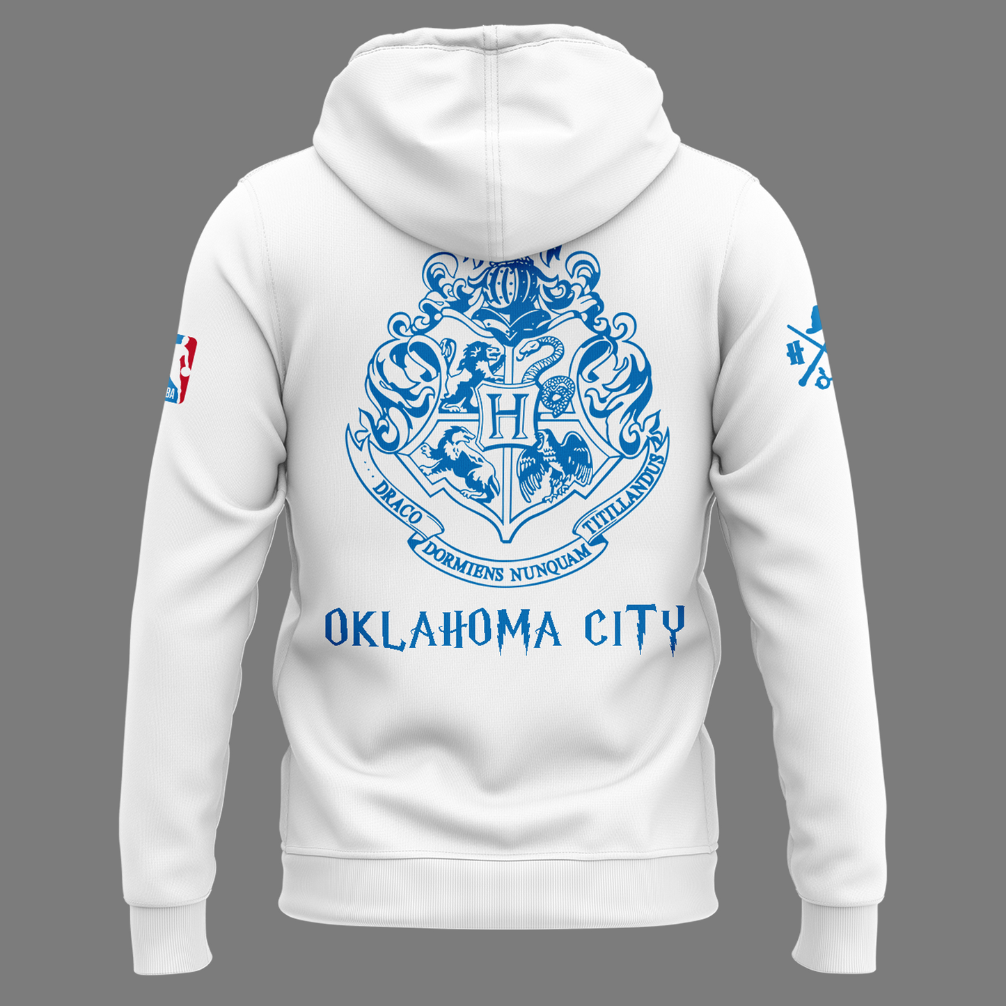Special New Oklahoma City Thunder x Harry Potter Night White Hoodie 2025