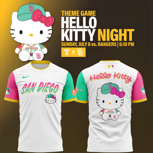 Limited Edition San Diego x Hello Kitty Night TShirt-AB040225500