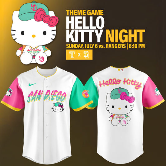 Limited Edition San Diego x Hello Kitty Night Jersey-AB040225504