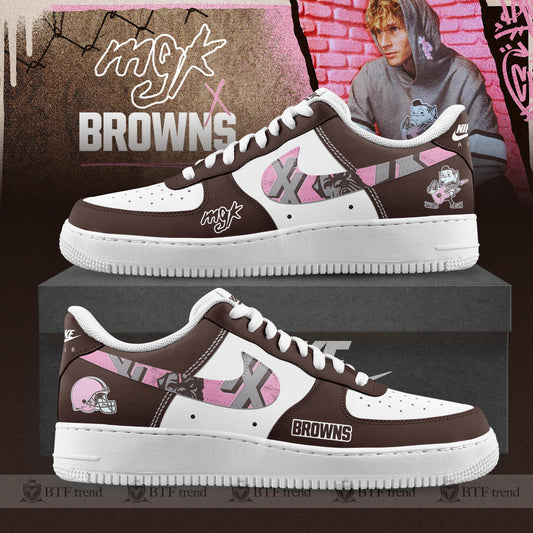 MGK x Cleveland Browns AF1 Low Top Sneaker Special Version