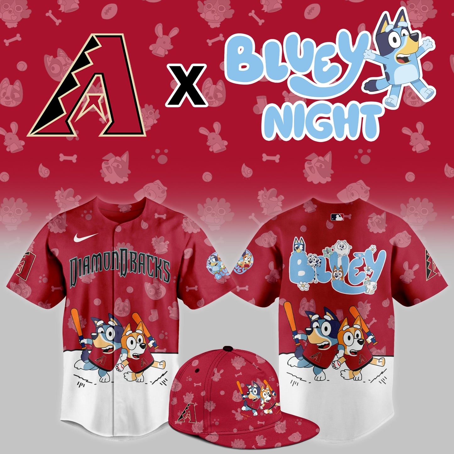 Arizona Diamondbacks 2025 Bluey Night Limited Jersey | DQ26