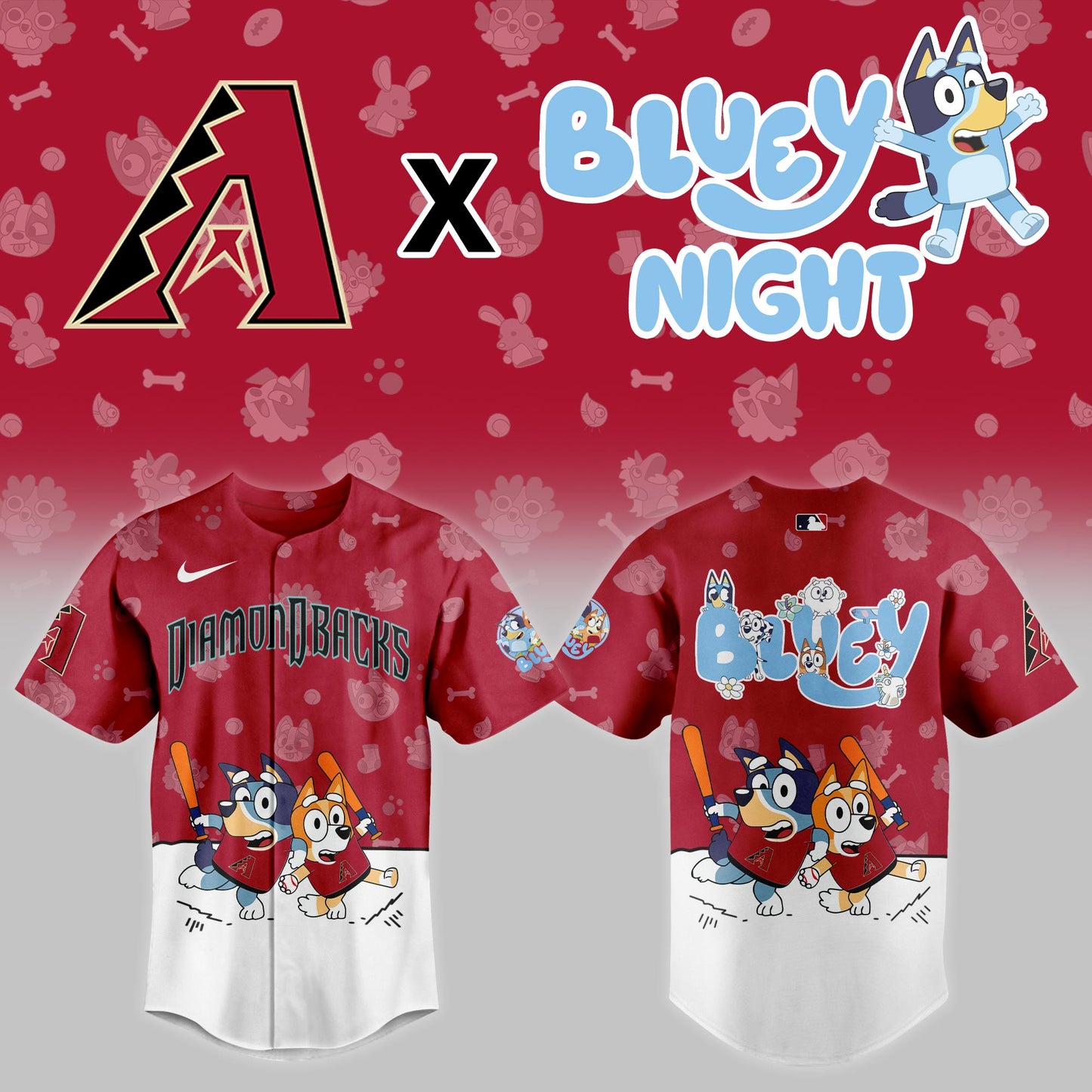 Arizona Diamondbacks 2025 Bluey Night Limited Jersey | DQ26
