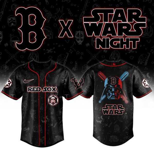 ..Boston Red Sox 2025 Star Wars Night Limited Jersey