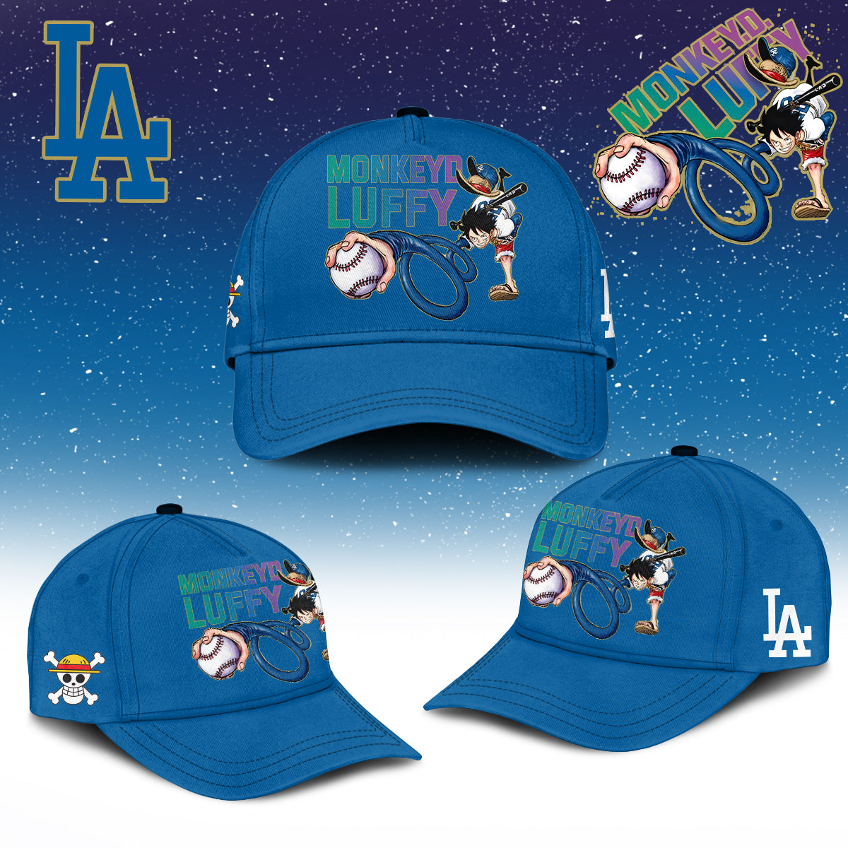 (Buy 1 get 1)_ONE PIECE Night with the Los Angeles tshirt
