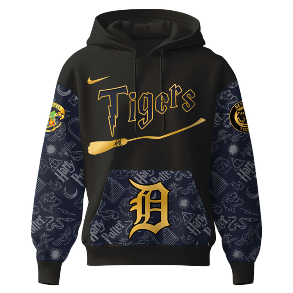 .Detroit Tigers MLB x Harry Potter Night Game Hoodie Editions Limited
