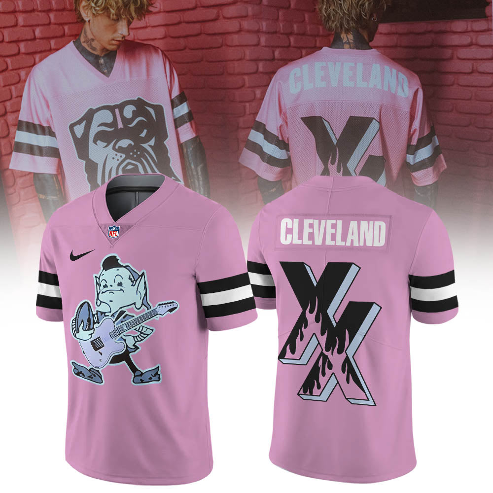Machine Gun Kelly x Cleveland Browns Football Jersey - 2025 New Collection