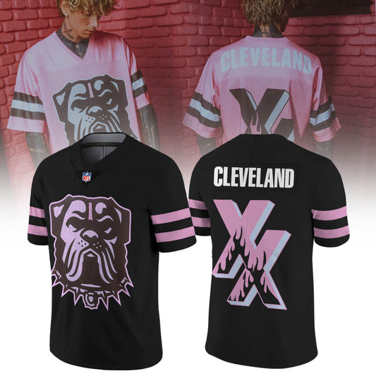Machine Gun Kelly x Cleveland Browns Football Jersey - 2025 New Collection
