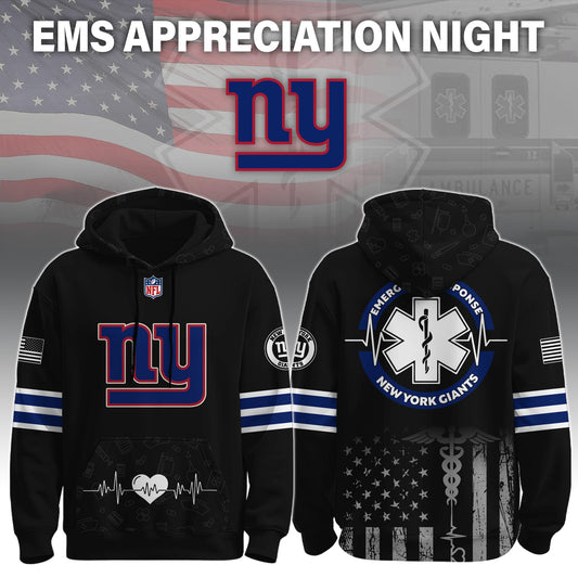 New York Giants x EMS Appreciation Night Game Hoodie