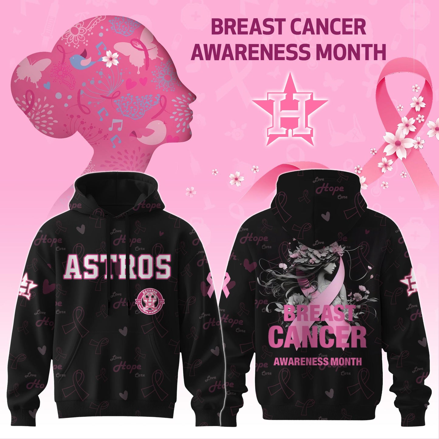 _ HA x Breast Cancer Awareness Month Limited Edition Hoodie 2025.