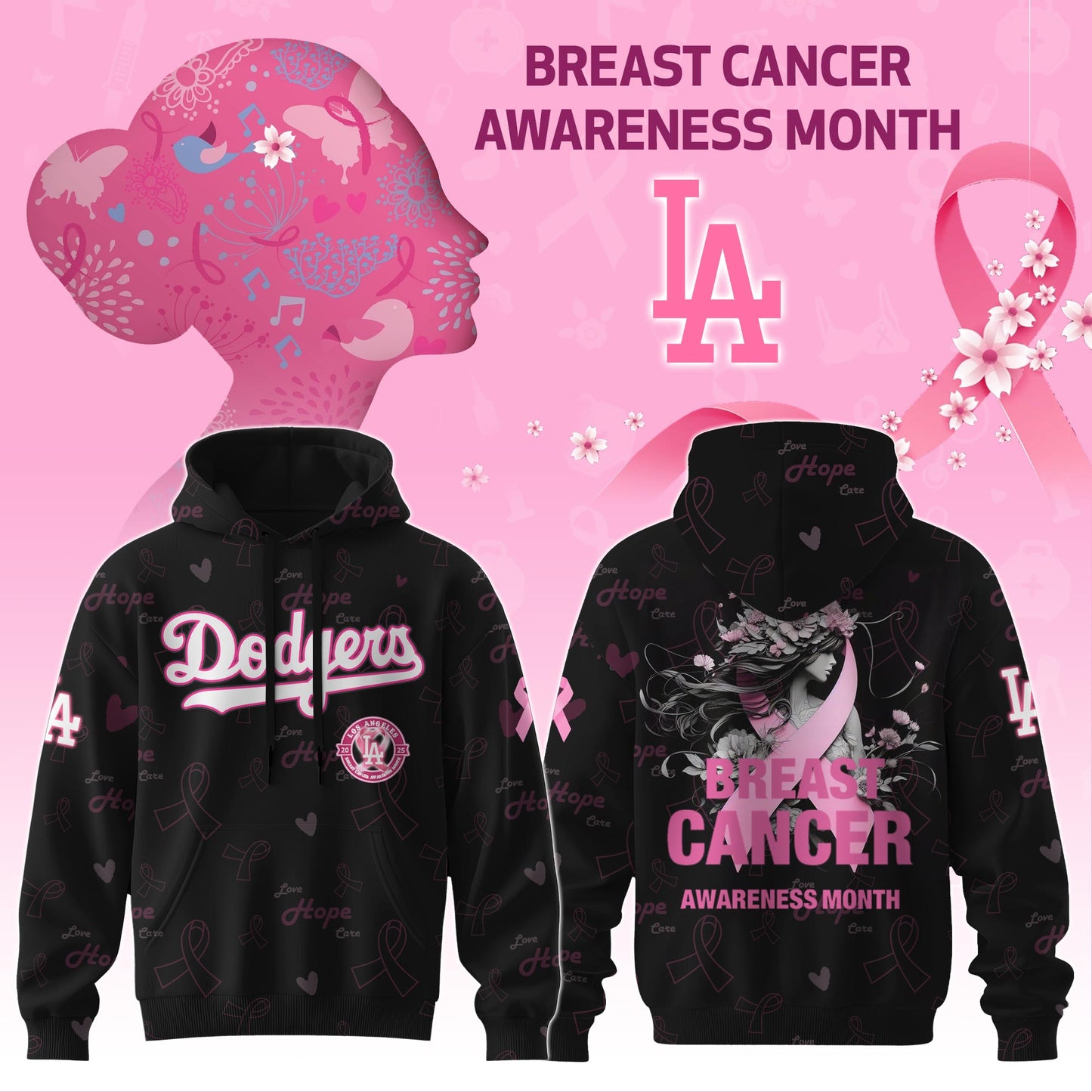 _ LAD x Breast Cancer Awareness Month Limited Edition Hoodie 2025.