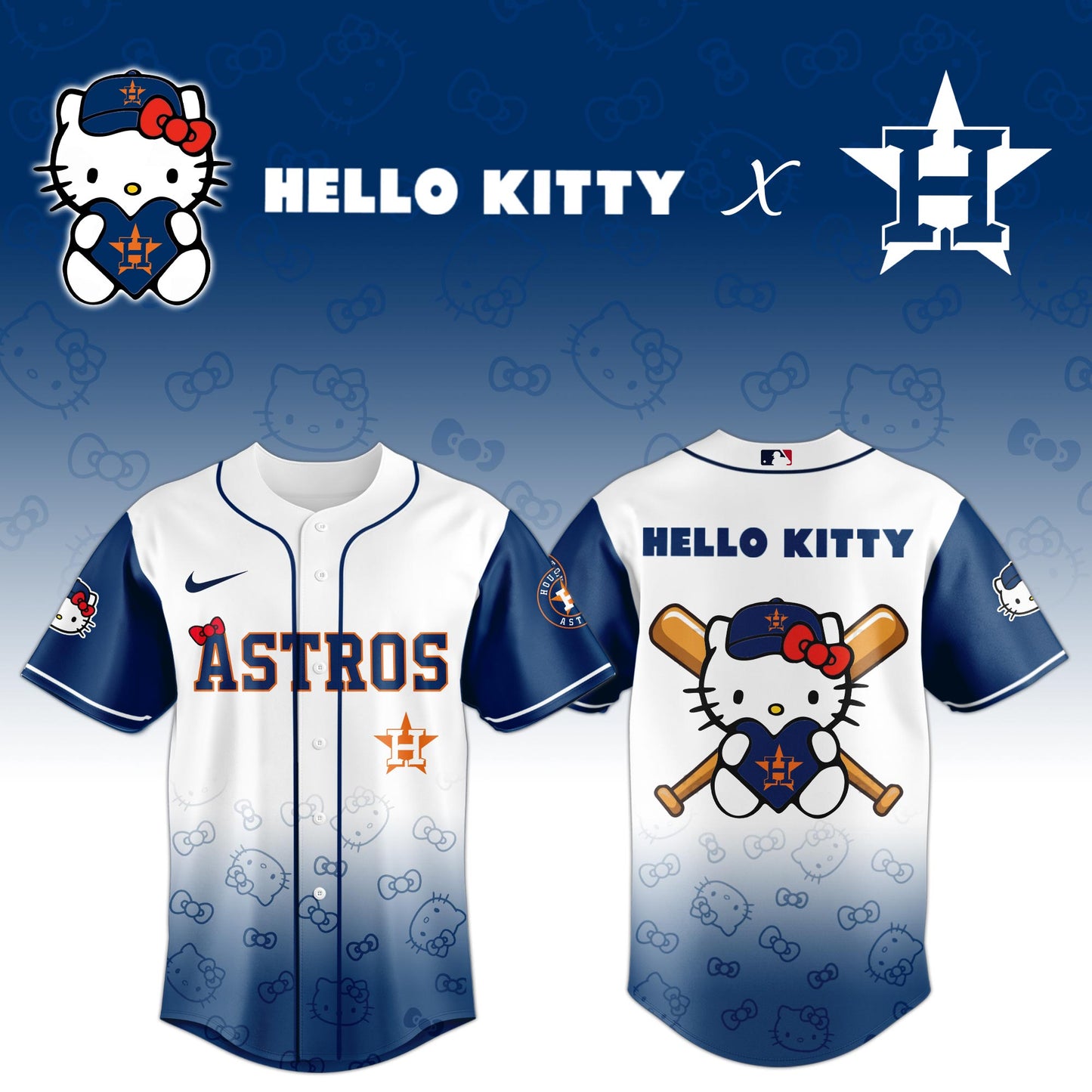 Houston Astros x Hello Kitty Night 2025 Baseball Jersey Limited Edition | FI73