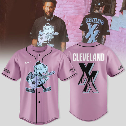 Machine Gun Kelly x Cleveland Browns Baseball Jersey - 2025 New Collection