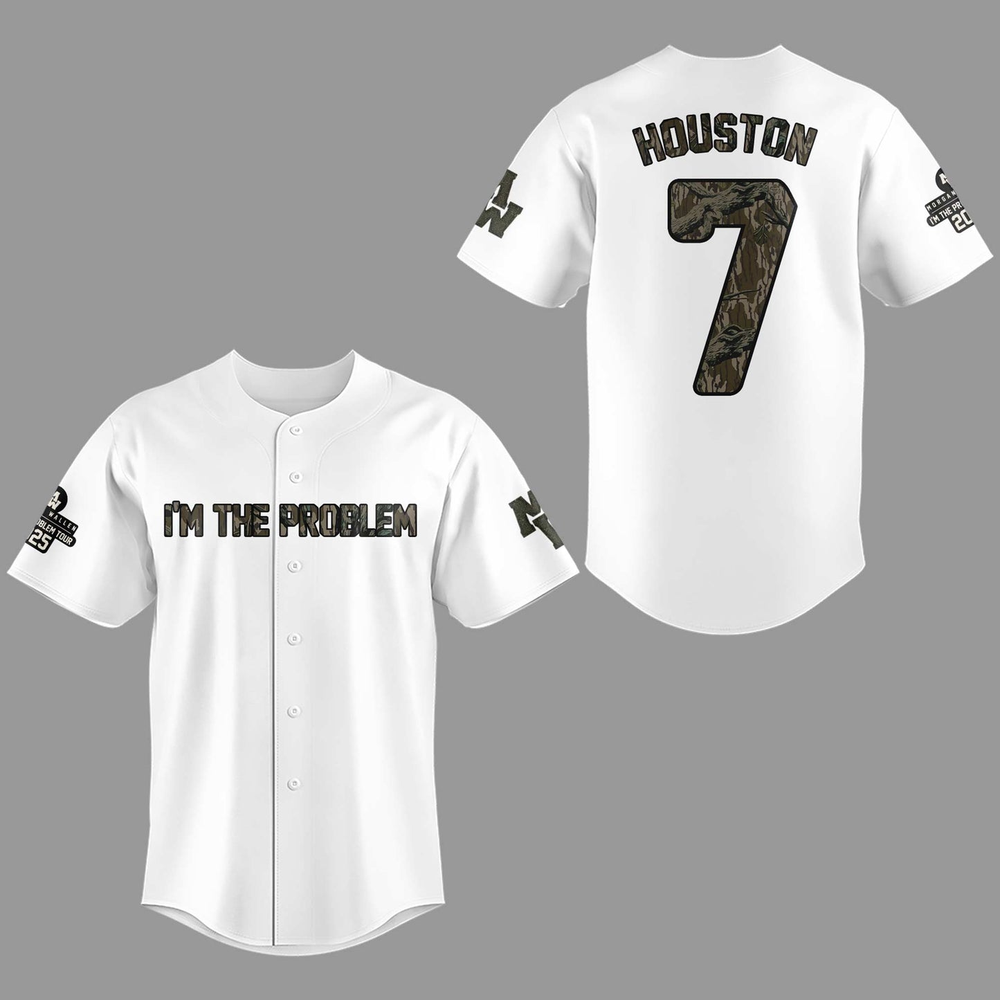 Limited Edition Morgan Wallen Live in Houston Jersey-KC062025026