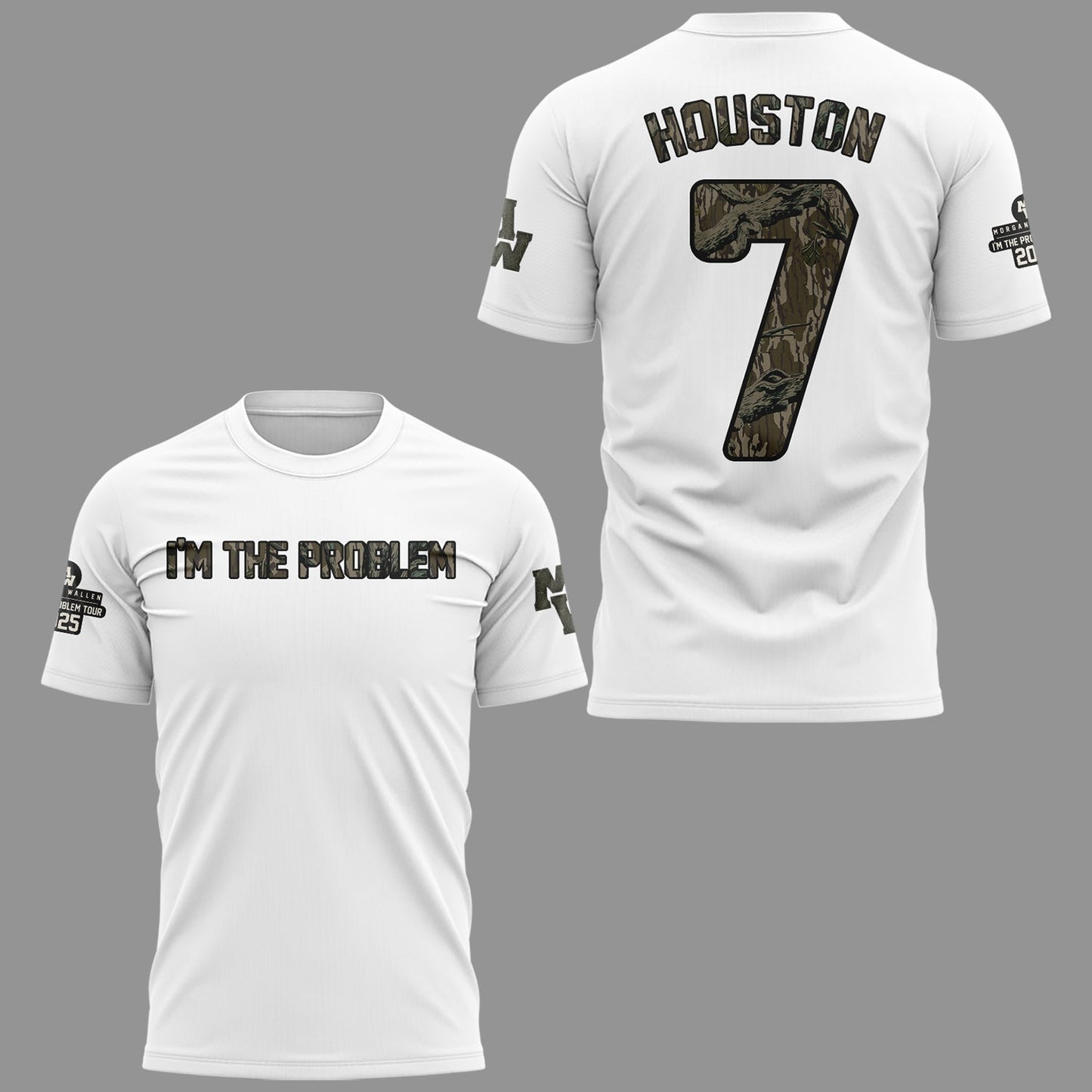 Limited Edition Morgan Wallen Live in Houston TShirt-KC062025023